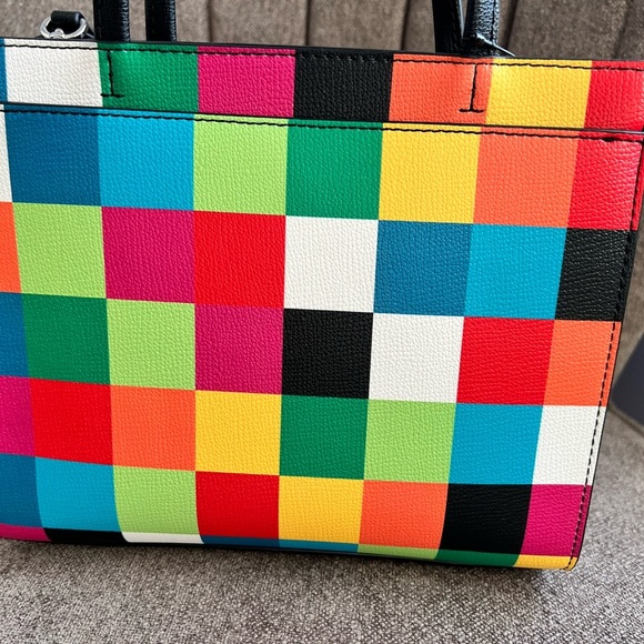 NWT Karl Lagerfeld Multicolor Tote Bag - Picture 6 of 7